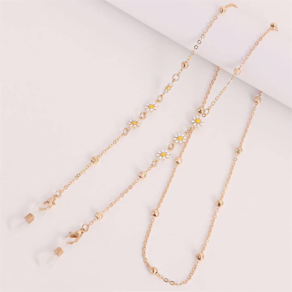 Mask Chain Holder - 紛失防止、滑り止め機能付きの老眼鏡・サングラス用ストラップ、メガネチェーン、サングラスホルダー。