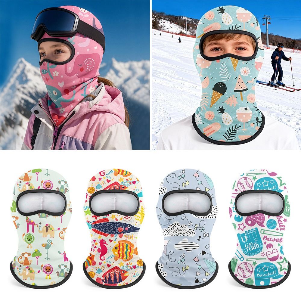 1/2/3個入り 子供用 バラクラバ 冬用マスク 防風 スキ - Kids Face Mask のレビューと価格