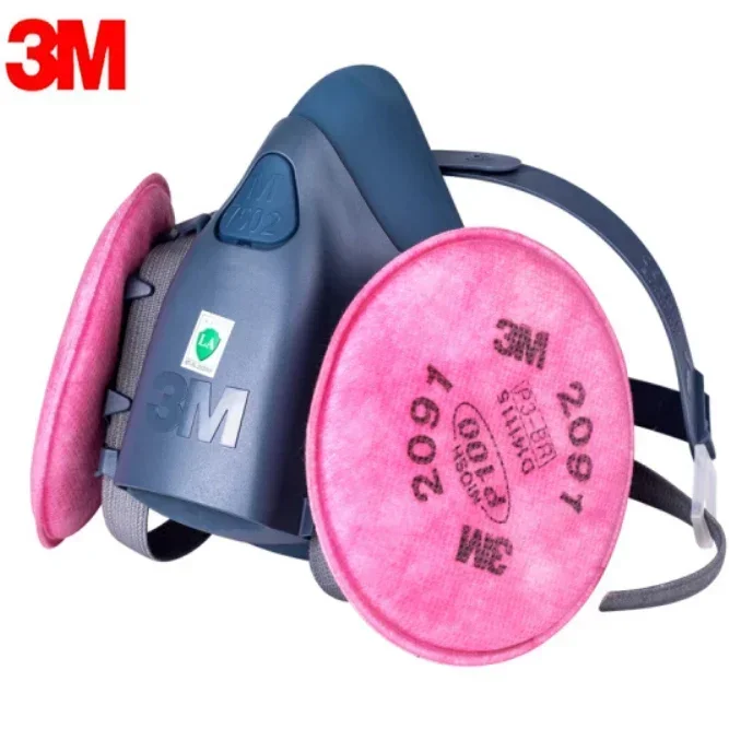 3M 7502 レスピレーターマスク保護マスク産業用塗装スプ - Dust Mask Construction のレビューと価格